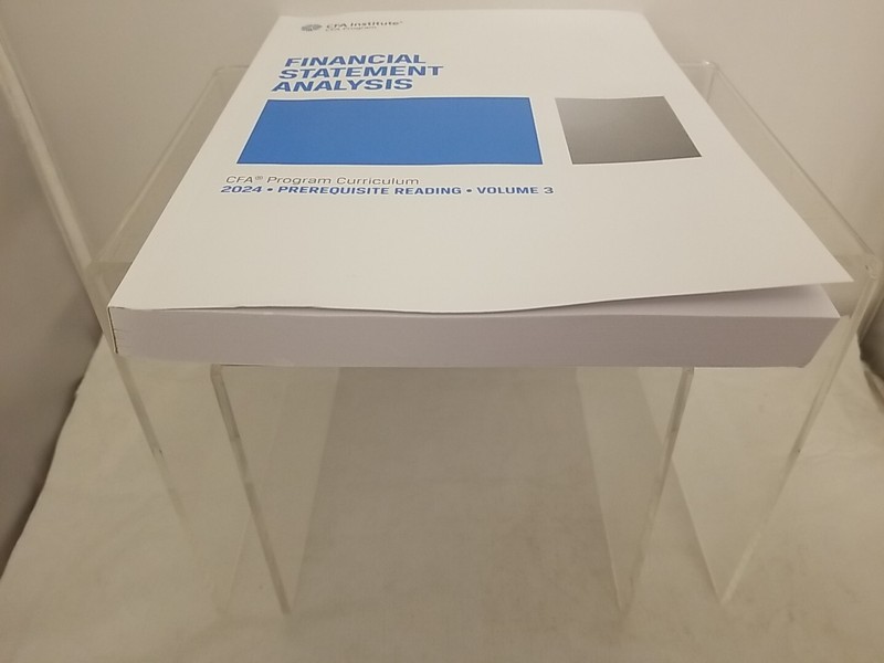 2024 CFA Program Prerequisite Reading Volume 3: Financial Statement Ana -NEW gallery