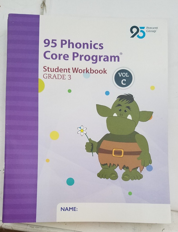 95 Phonics Core Program, Gr 3-Student Wkbk Set (A,B.C,D) for 5 Students-20 books gallery