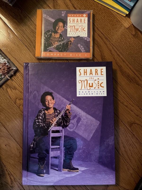Share The Music Grade 4 Curriculum Teacher Owned Hardcover Book & CD M