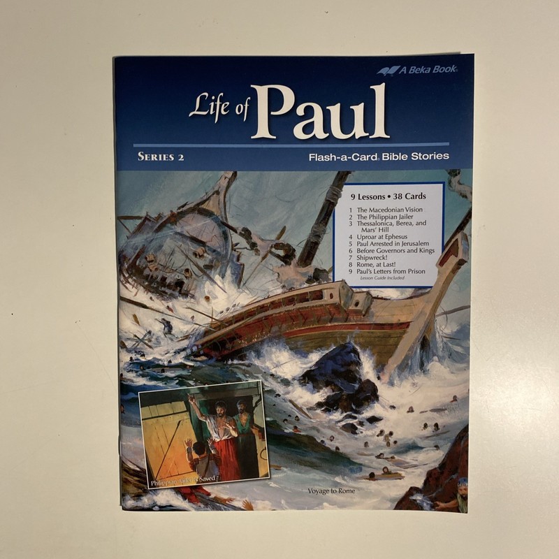 A Beka Book Life of Paul Flash-A-Card Study Guide Series 2 –