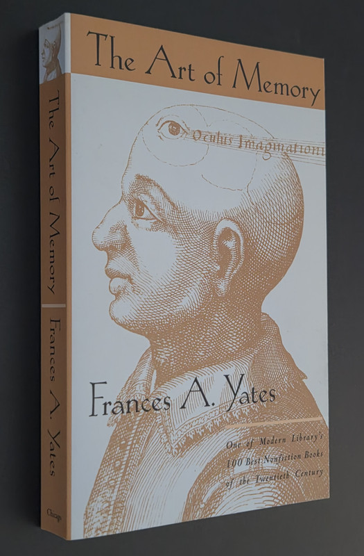 THE ART OF MEMORY by Frances A. Yates. Paperback, new
