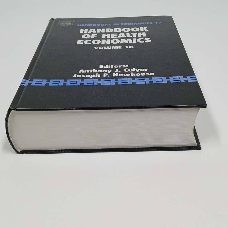 Handbook of Health Economics Vol. 1B Hardback Culyer & Newhouse nice condition gallery