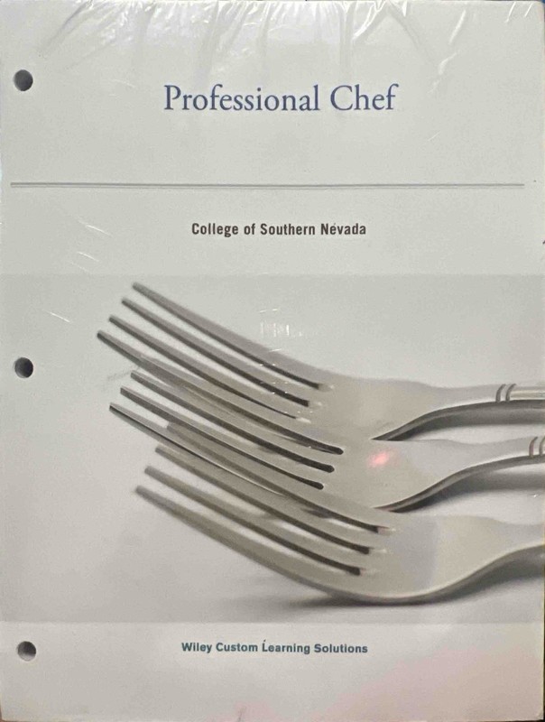 Professional Chef/ College Of Southern Nevada Loose Leaf