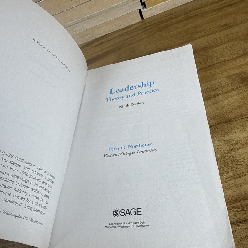 Leadership : Theory and Practice by Peter G. Northouse 2021 Trade Paperback READ gallery