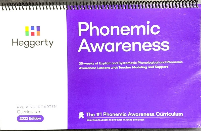 Heggerty Phonemic Awareness Book pre Kindergarten 2022 Edition