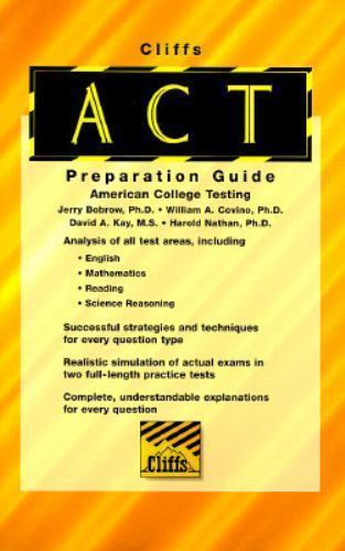 Cliffstestprep ACT by Cliffs Notes; Bobrow, Jerry