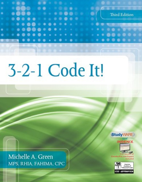 3,2,1 Code It! Compact Disc Michelle A. Green