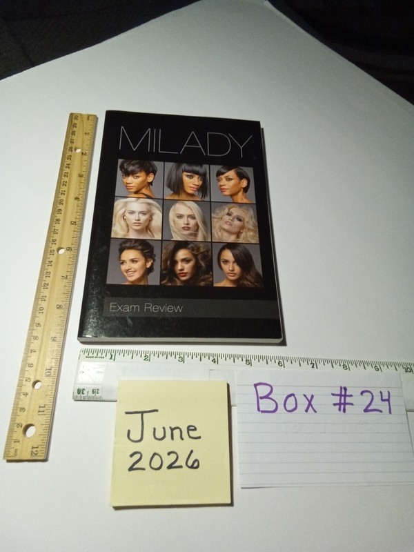 Exam Review for Milady Standard Cosmetology by Milady (2015, Trade Paperback)