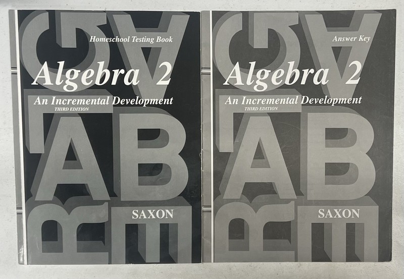 Saxon Algebra 2 3rd edition Answer Key & Test Forms (NO textbook)