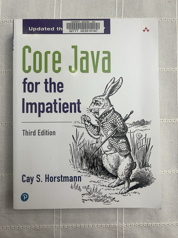 Core Java for the Impatient by Cay Horstmann (2022, Trade Paperback)