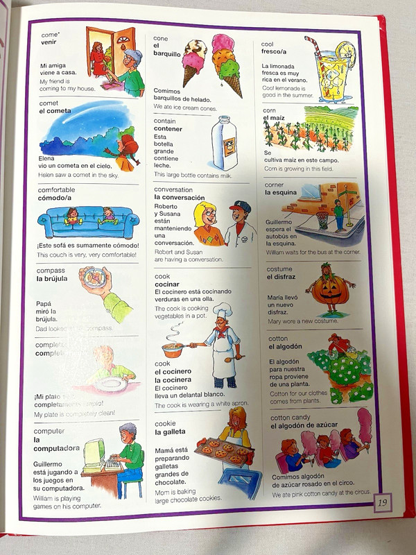 Book Just Look N’Learn Spanish Picture Dictionary English Spanish gallery