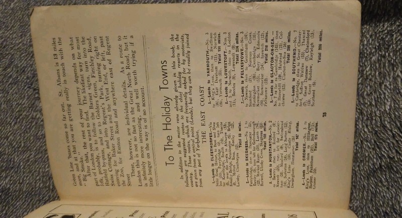 Vintage 1920s Motoring books Inc MAP YORKSHIRE and Book Of Day Trips YORKSHIRE gallery