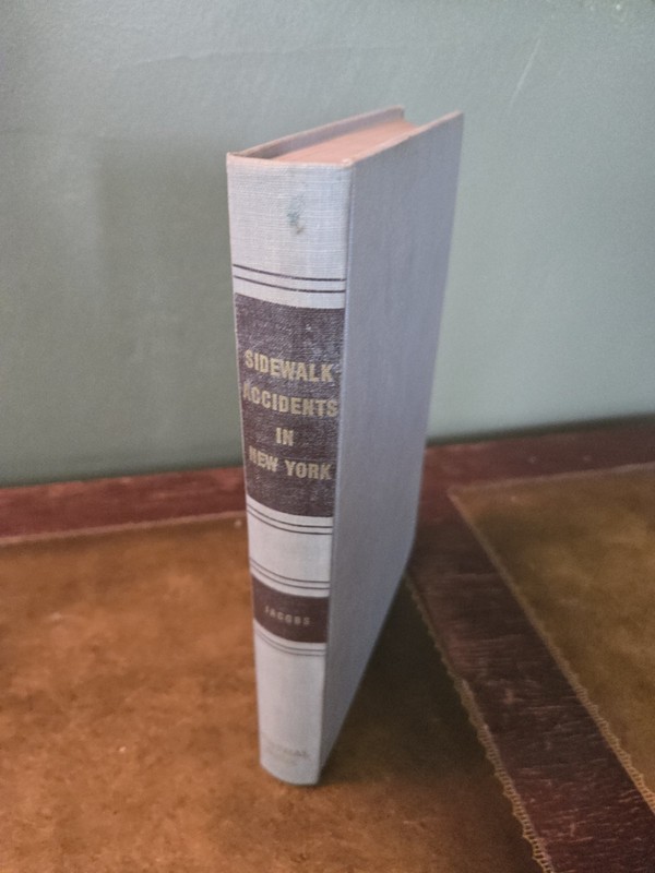 Vintage Sidewalk Accidents New York By Milton C. Jacobs 1948 First Ed.HC