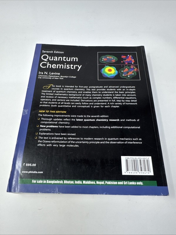 Quantum Chemistry 7th Edition Ira N. Levine gallery