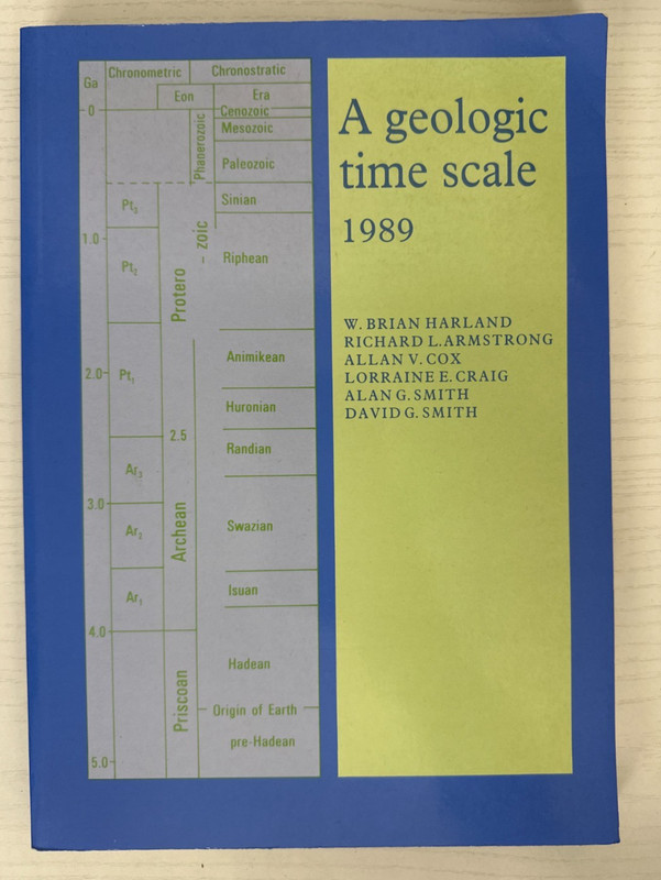 A Geologic Time Scale 1989 (1990) – Harland et al. – Ex‑Library Copy