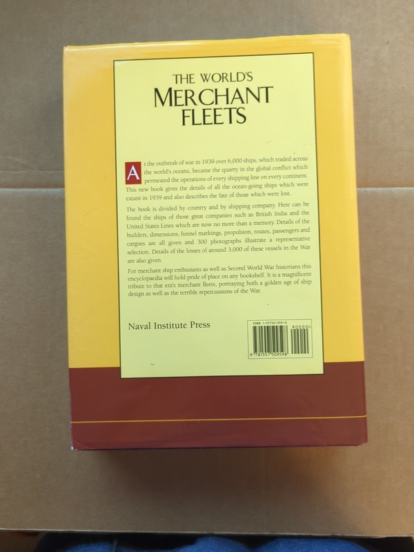 The World's Merchant Fleets, 1939: the particular... by Roger W. Jordan Hardback gallery