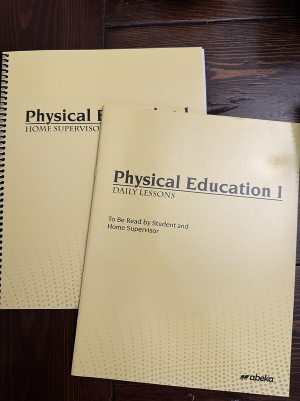 Abeka Physical Education 1 Lot of Daily Lessons & Home supervisor materials
