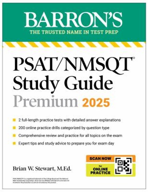 PSAT/NMSQT Premium Study Guide: 2025: 2 Practice Tests + Comprehe