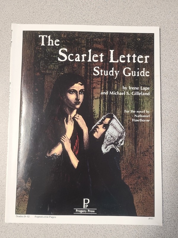 THE SCARLET LETTER STUDY GUIDE By Irene Lape & Michael S. Gilleland *LIKE NEW*
