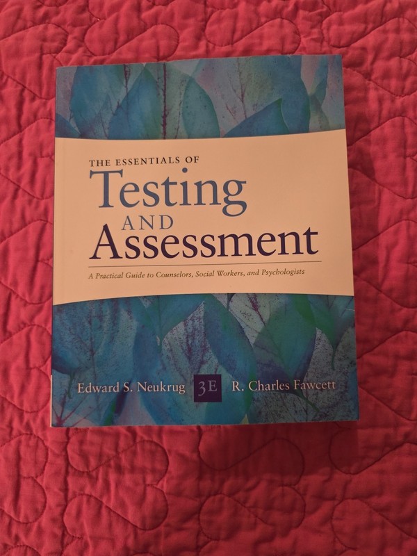 Essentials of Testing and Assessment 3rd Ed Paperback by Neukrug & Fawcett