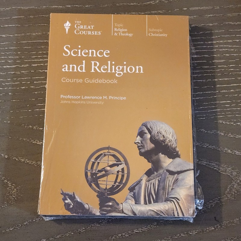 Science and Religion Course Guidebook Great Courses DVD Set Sealed Damaged Wrap
