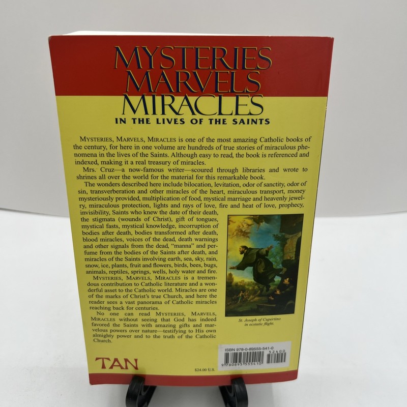 Mysteries, Marvels and Miracles: In the Lives of the Saints - Paperback *VG* gallery