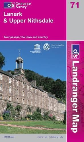 Lanark and Upper Nithsdale (Landranger M… by Ordnance Survey Sheet map, folded
