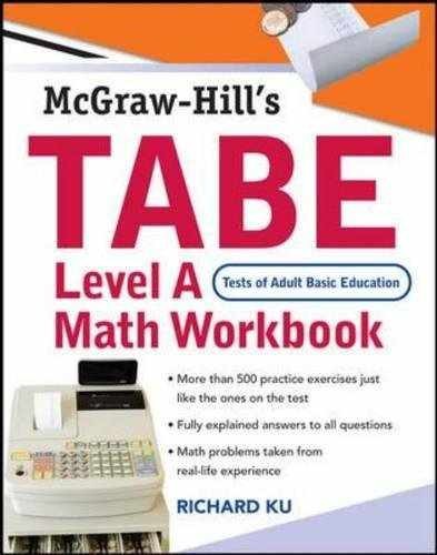 TABE (Test of Adult Basic Education) – Paperback, by Ku Richard – Very Good