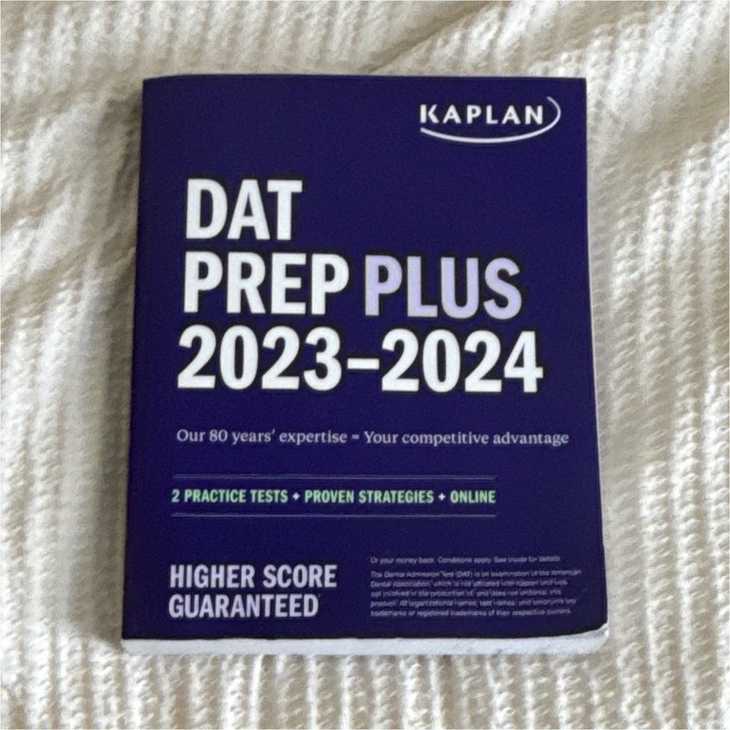 Kaplan DAT Prep Plus 2023-2024 Paperback Study Guide w/ Practice Tests