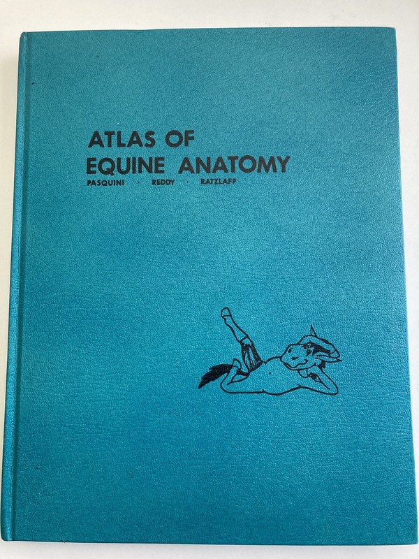 FIRST EDITION ATLAS OF EQUINE ANATOMY, Pasquini, Reddy, Ratzlaff, One Of 282