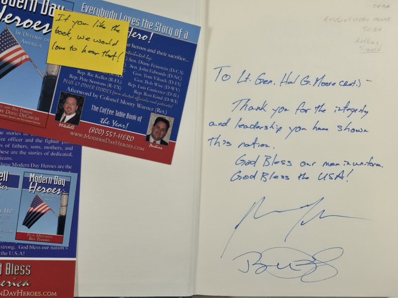 Signed Modern Day Heroes Red Volume Defense America Bill Perkins Pete Mitchell gallery