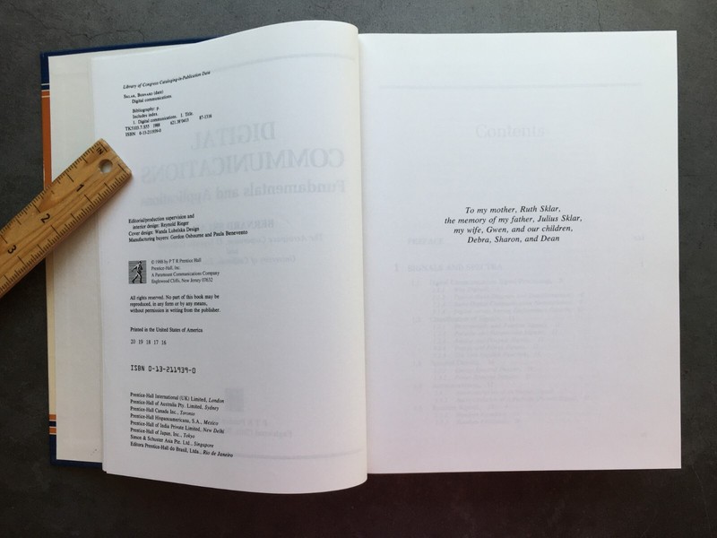 Digital Communications Fundamentals and Applications HC Book by Bernard Sklar gallery