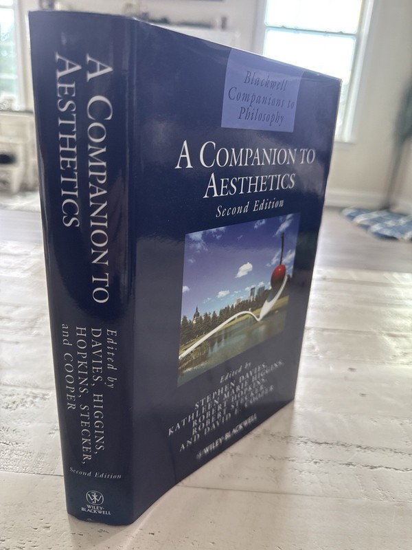 A Companion to Aesthetics 2nd Edition 2009 Wiley Blackwell Hardcover Philosophy