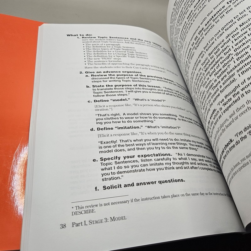 The Paragraph Writing Strategy Jean Schumaker Student Lessons & Instructor's... gallery