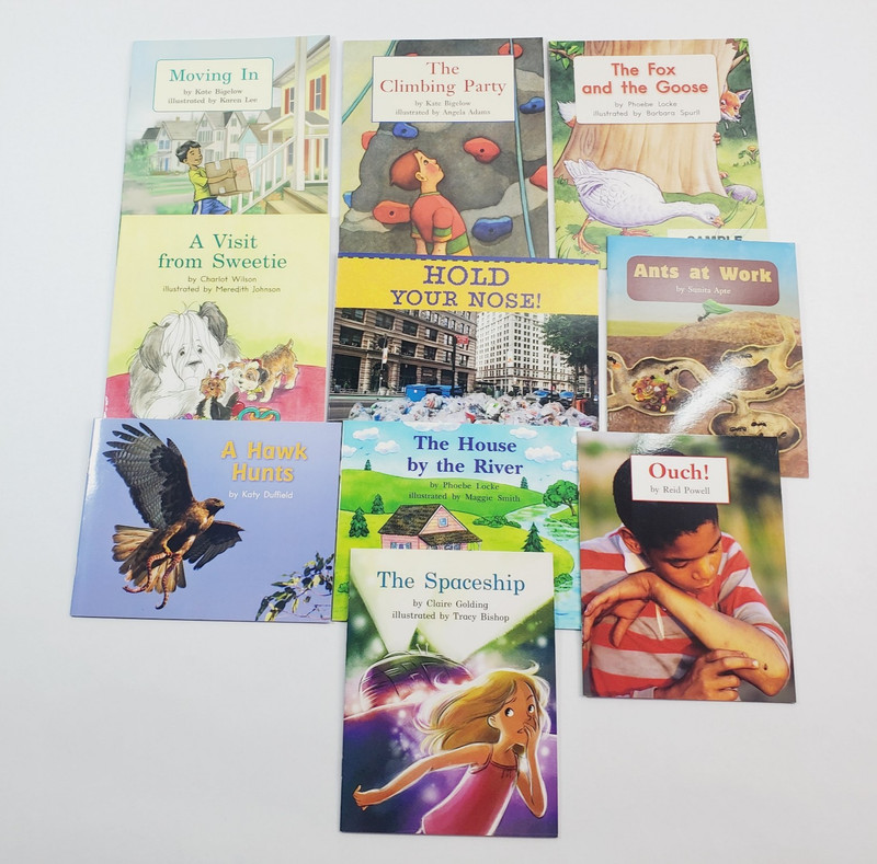 Lot of 10 Fountas & Pinnell LLI Green System Level K Leveled Readers Grade 1