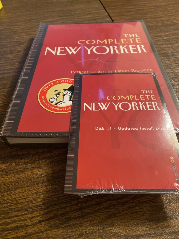 The Complete New Yorker : 4000+ Issues On 8 DVD-Roms for Mac & pC – NEW, Sealed
