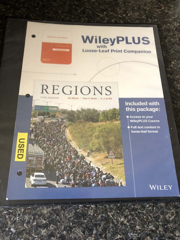 Wiley Plus Regions Textbook