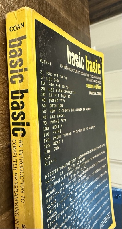 BASIC: An introduction to computer programming in BASIC language (Hayden) 1978 gallery