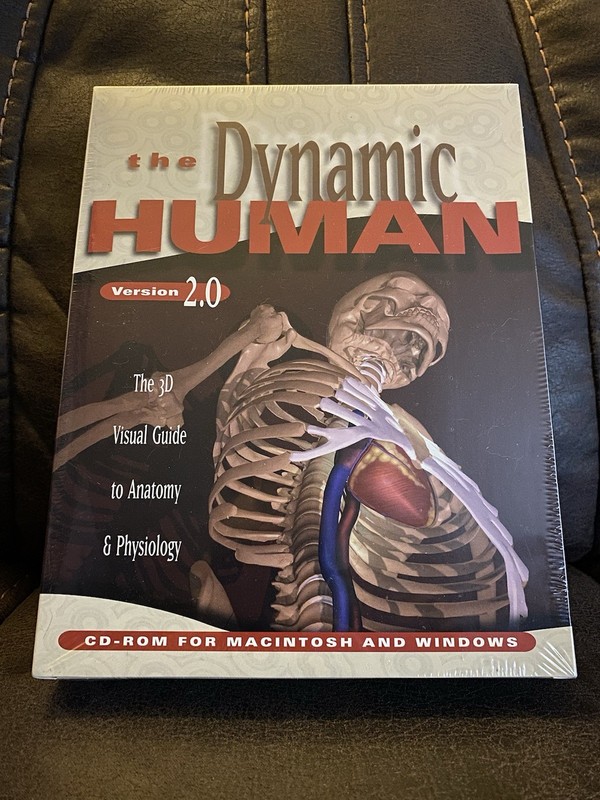 The Dynamic Human 2.0 PC GAME 3D Visual Guide to Anatomy Windows Mac New Sealed