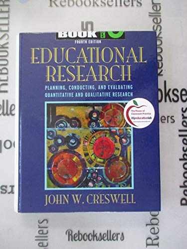 Educational Research: Planning, – Hardcover, by Creswell John W. – Acceptable n