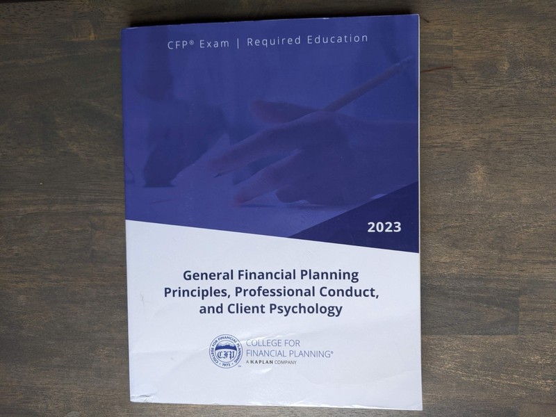 CFP Exam General Financial Planning Principles, Professional Conduct 2023
