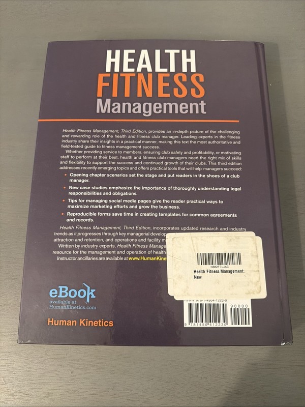 Health Fitness Management by G. Danhoff, M. Spezzano and M. Bates (Hardcover) gallery