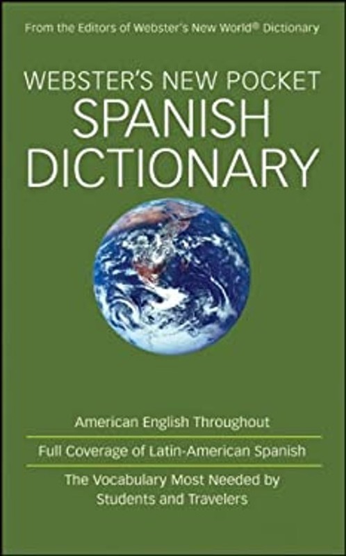 Webster’s New Pocket Spanish Dictionary Paperback Harraps