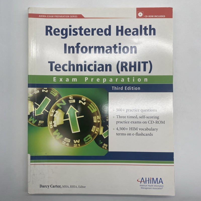 Registered Health Information Technician RHIT Exam Preparation Textbook