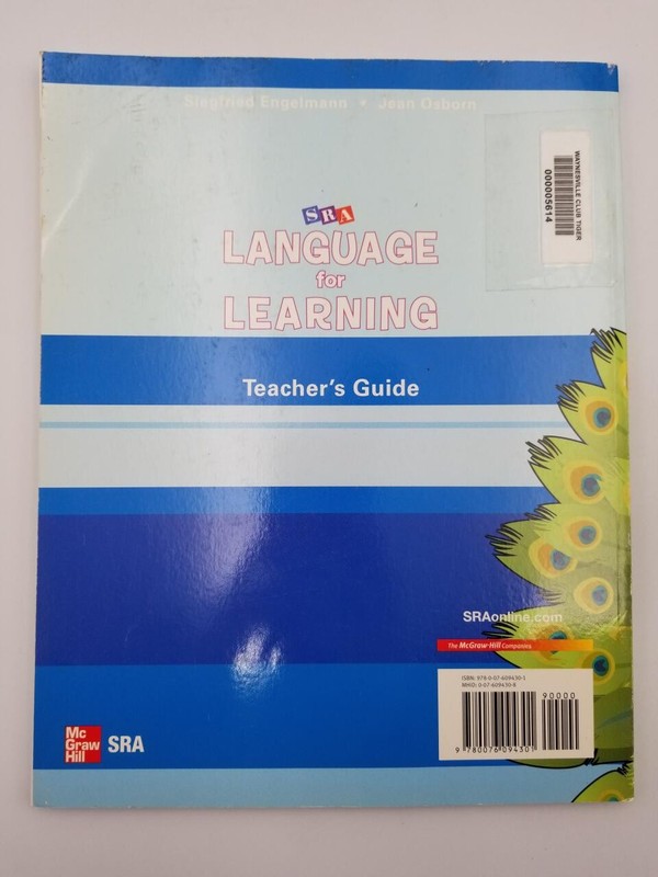 Language for Learning, Teacher Guide. Grade Levels Pre-K - 2 gallery