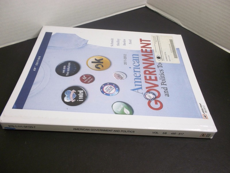 AMERICAN GOVERNMENT LARGE TYPE BOOK FOR THE SEEING IMPAIRED VOLUME 5 OF 6