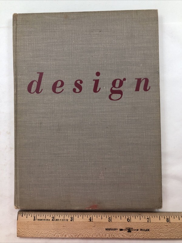 Design: A Creative Approach by Sybil Emerson Vintage HC Book Textbook 1953