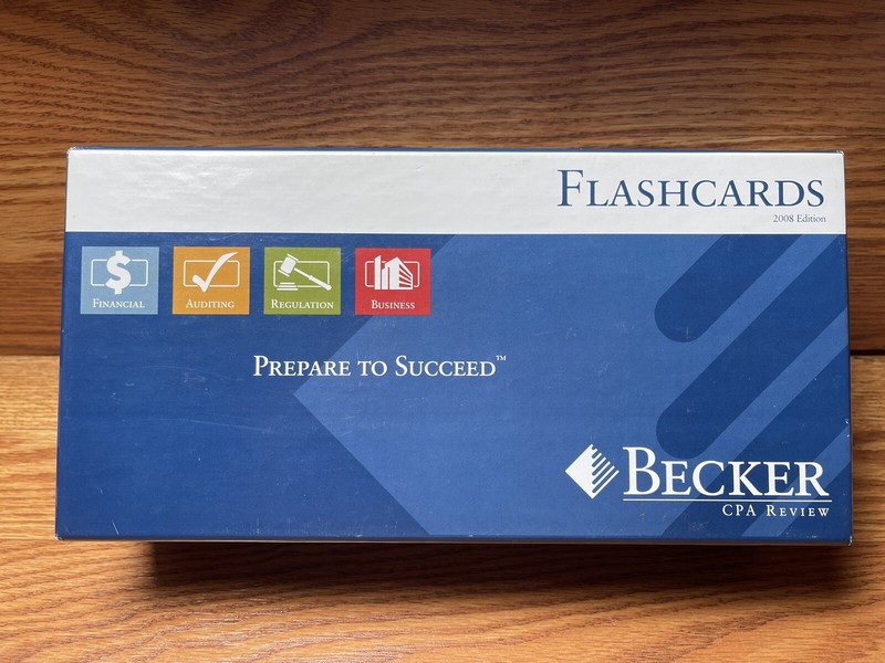 Becker CPA Exam Review – Flashcards (2008) Edition