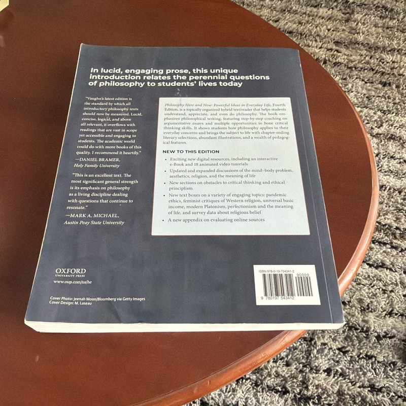Philosophy Here and Now : Powerful Ideas in Everyday Life by Lewis Vaughn (2021, gallery