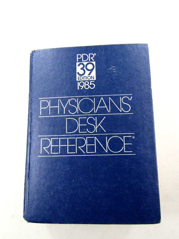 VTG 1985 Physicians Desk Reference Encyclopedia Book PDR 39 Edition Hardcover